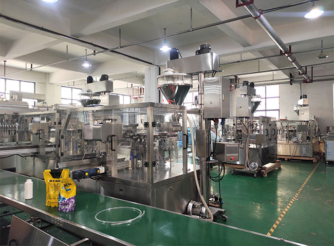 星火自動包裝機設備展示