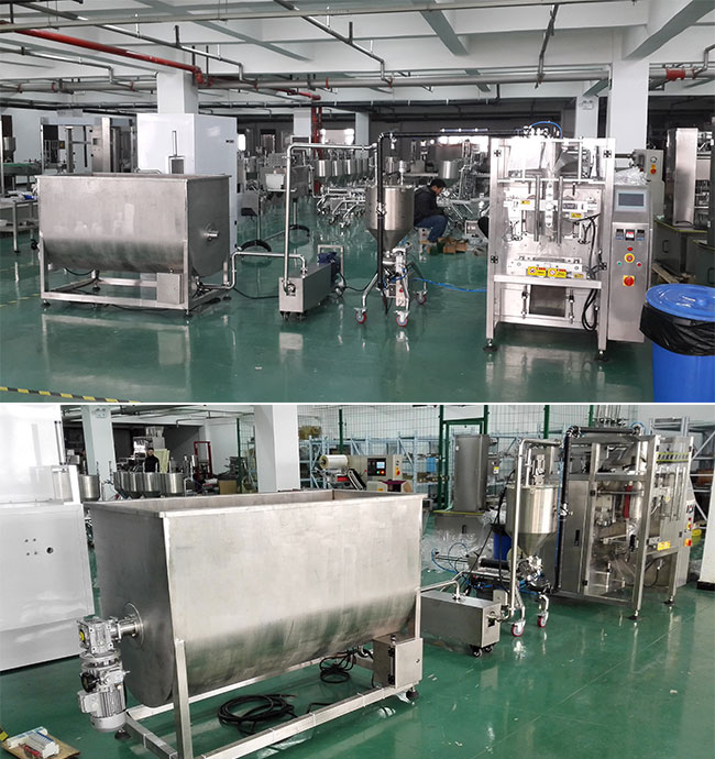 星火火鍋底料包裝機(jī)械展示