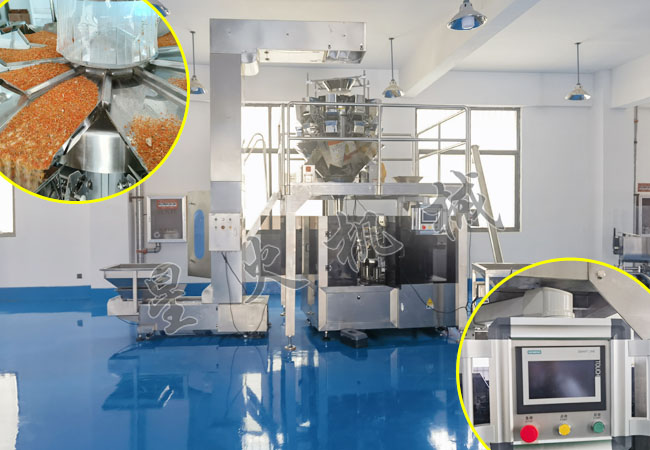 星火給袋式顆粒包裝機(jī)設(shè)備展示