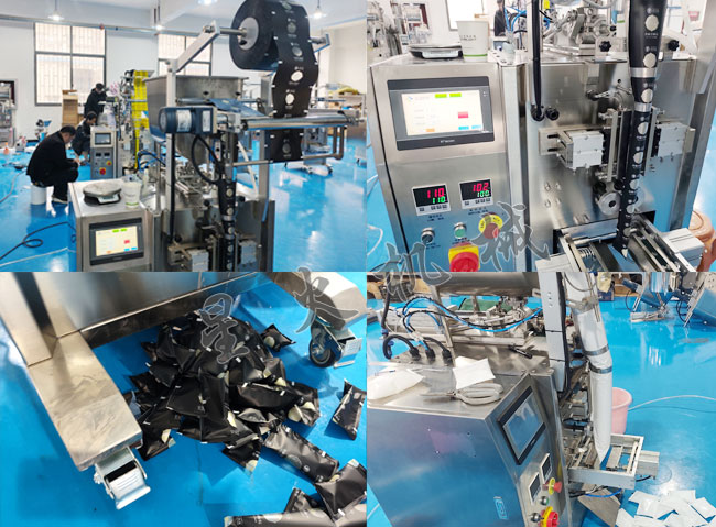 小袋芝麻醬包裝機細節(jié)